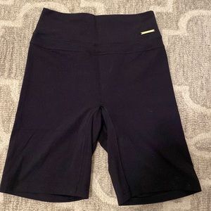 Whitney Simmons x GYMSHARK Black Biker Shorts.